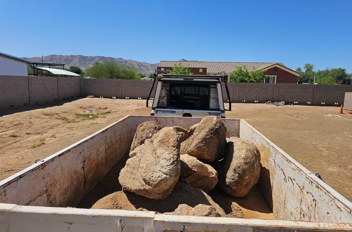 Heavy Boulder Move — Queen Creek, AZ