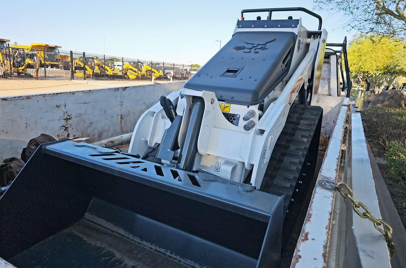 Bobcat MT100 — AZ Q Pools landscape work